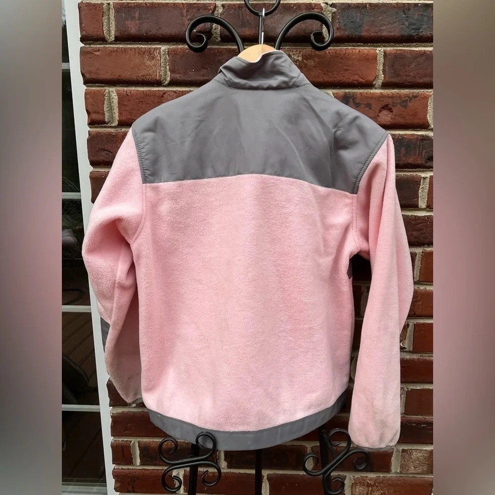Gray and Pink Zip-Up San Francisco Jacket